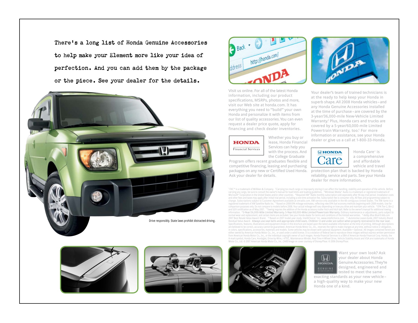 2008 Honda Element Brochure Page 11